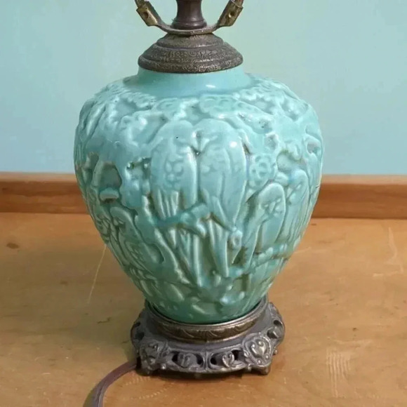 Stangl lovebirds pottery lamp - Picture 2 of 7